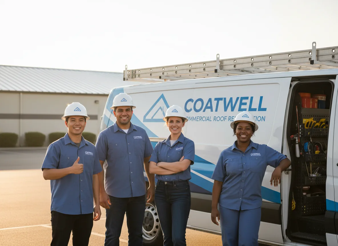 Commercial roof coating company in Lacona, IA